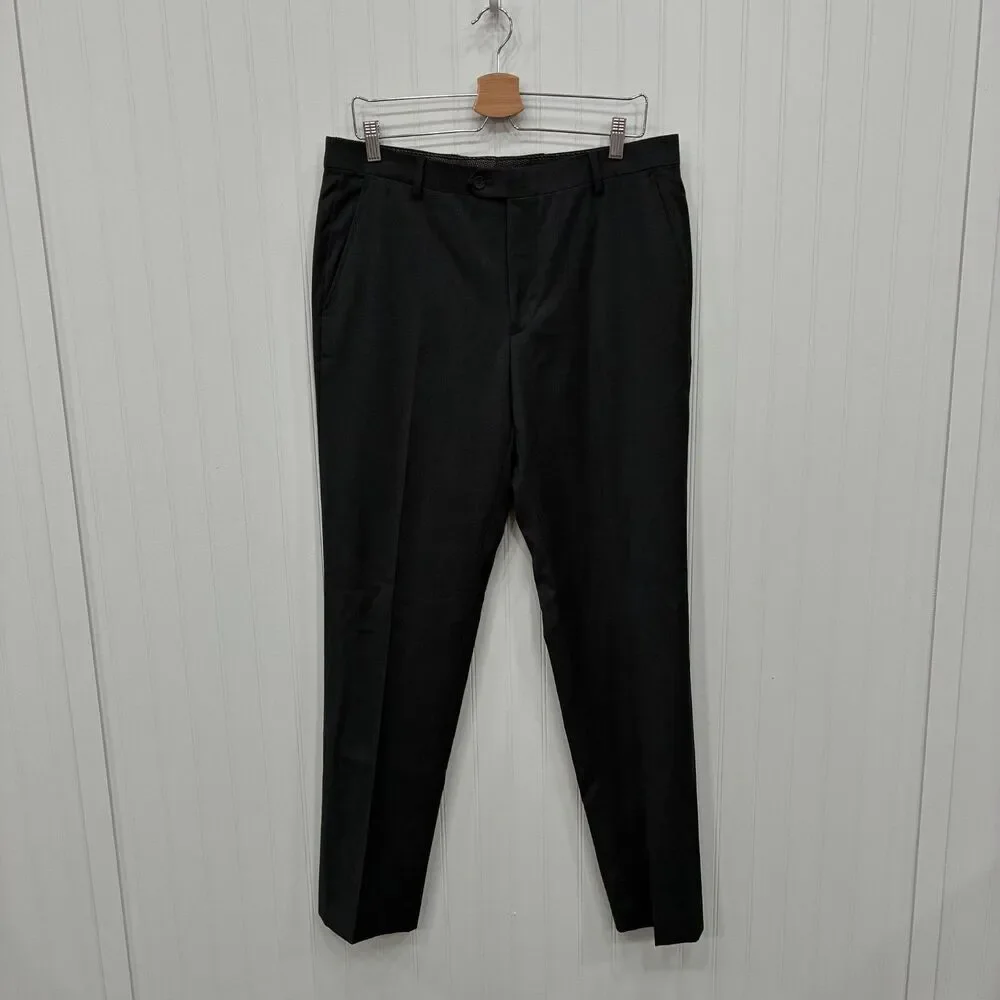 Jos. A. Bank Travel Tech 40L - W34 x L34 Dark Gray Slim Fit 2-Piece Suit